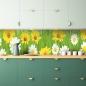 Preview: Küchenrückwand Gänseblümchen Wiese