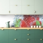 Mobile Preview: Küchenrückwand Erdbeer Splash