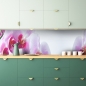 Mobile Preview: Küchenrückwand Rosa Orchidee