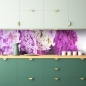 Mobile Preview: Küchenrückwand Flieder Blumen