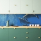 Mobile Preview: Küchenrückwand Delfine im Meer