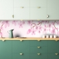 Mobile Preview: Küchenrückwand Japanische Kirschblüten