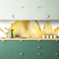 Mobile Preview: Küchenrückwand Zitronen Splash