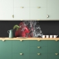 Preview: Küchenrückwand Paprika Wasser Splash