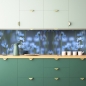 Preview: Küchenrückwand Gänseblümchen bei Nacht