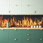 Mobile Preview: Küchenrückwand Feuer Flamme