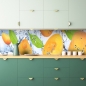 Mobile Preview: Küchenrückwand Aprikosen unter Wasser