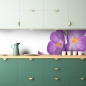 Mobile Preview: Küchenrückwand Lila Blumen