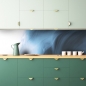 Mobile Preview: Küchenrückwand Blauer Rauch