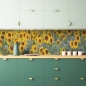Preview: Küchenrückwand Sonnenblumenfeld