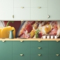 Mobile Preview: Küchenrückwand Paprika Pizza