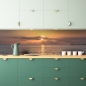 Preview: Küchenrückwand Sonnenuntergang am Meer