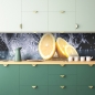 Mobile Preview: Küchenrückwand Wasser Zitronen