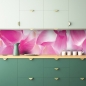 Mobile Preview: Küchenrückwand Pinke Rosenblätter
