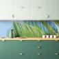 Preview: Küchenrückwand Palmenblätter