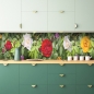 Preview: Küchenrückwand Rosenhecke