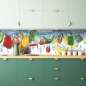 Preview: Küchenrückwand Obst unter Wasser