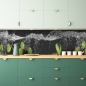 Mobile Preview: Küchenrückwand Wasser Limette