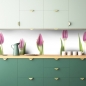 Preview: Küchenrückwand Rosafarbene Tulpen