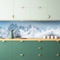 Preview: Küchenrückwand Weiße Berge