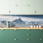 Preview: Küchenrückwand Schnee Berge