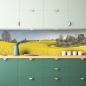 Preview: Küchenrückwand Gelbe Landschaft