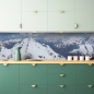 Mobile Preview: Küchenrückwand Schnee Gebirge