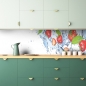 Mobile Preview: Küchenrückwand Erdbeer Splash