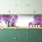 Preview: Küchenrückwand Purpur Orchideen