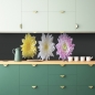 Mobile Preview: Küchenrückwand Blumen Mix