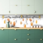 Preview: Küchenrückwand Mandarine im Wasser