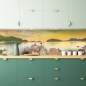 Preview: Küchenrückwand Goldene Landschaft