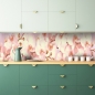 Preview: Küchenrückwand Orchideen Paradies