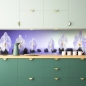 Preview: Küchenrückwand Orchideen Zen Steine