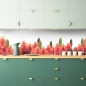 Preview: Küchenrückwand Rosen Paradies