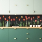 Preview: Küchenrückwand Tulpen Paradies