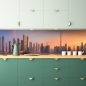 Preview: Küchenrückwand Skyline Sunset