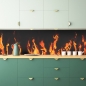 Preview: Küchenrückwand Flamme