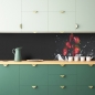 Preview: Küchenrückwand Milch Splash Erdbeere