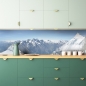 Preview: Küchenrückwand Berggipfel Schnee