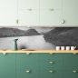 Preview: Küchenrückwand Monochrom Berge
