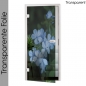 Preview: folie für glastür Blaue Blumen nach maß