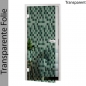 Preview: Glastür Folie Fliesen Mosaik Grün nach Maß
