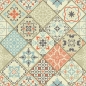 Preview: Glastür Folie Marrakesch Patchwork