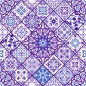 Preview: Glastür Folie Turkish Style Tiles