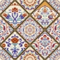 Preview: Glastür Folie Orientalische Keramik