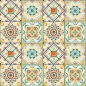 Preview: Glastür Folie Patchwork Marrakesh