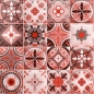 Preview: Glastür Folie Indian Patchwork Tiles