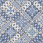 Preview: Glastür Folie Talavera Patchwork