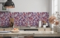 Preview: Küchenrückwand Rot Lila Mosaik